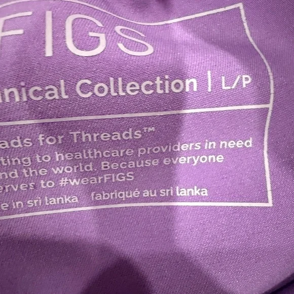 Figs zamora light purple Petite Large pants - Picture 7 of 16